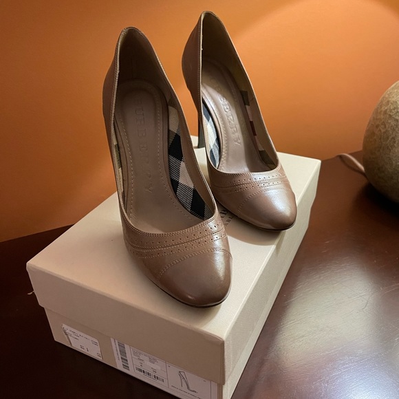 Burberry bridle leather stawell 100 pump - Picture 3 of 6